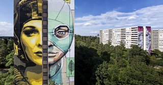ONE WALL by Tankpetrol and Queenkong / Berlin, Germany